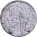 Francia, 50 Centimes, Morlon, 1945, Castelsarrasin, Aluminio, BC+, KM:894.3a