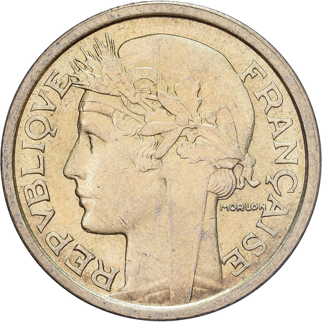 Frankreich, Franc, Morlon, 1932, Aluminum-Bronze, SS+, KM:885