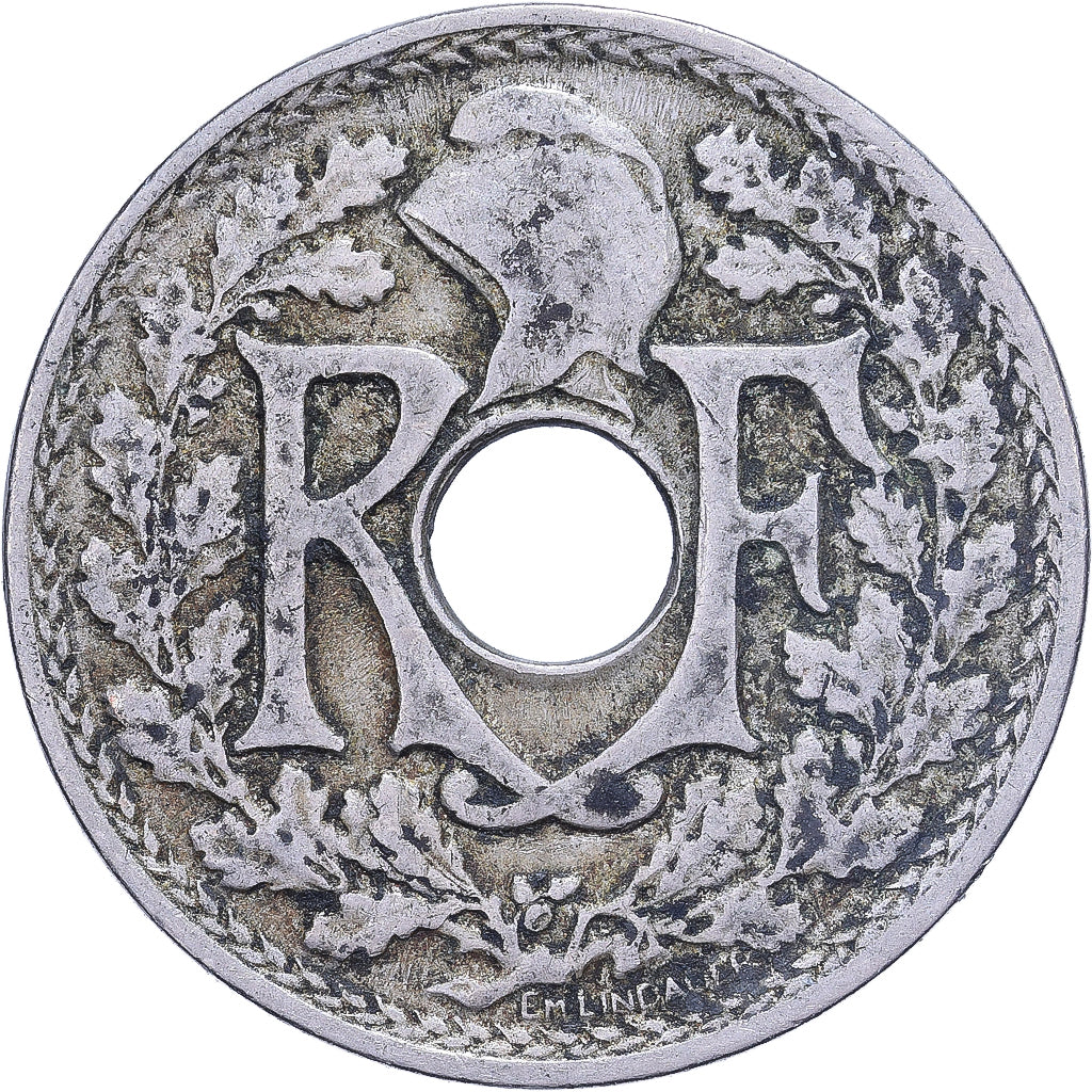 France, 25 Centimes, Lindauer, 1917, Cupro-nickel, TTB, KM:867a