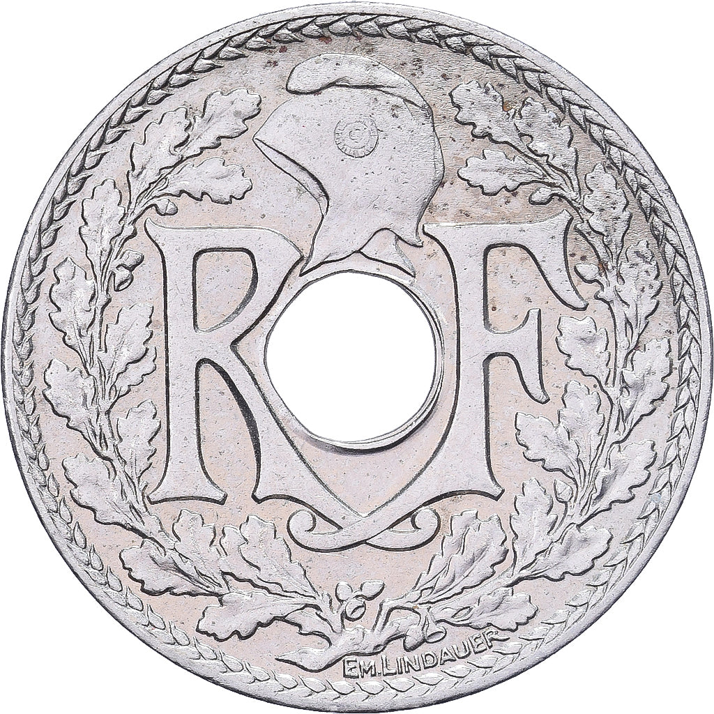 França, 10 Centimes, Lindauer, .1939., Níquel-Bronze, AU(55-58), KM:889.1