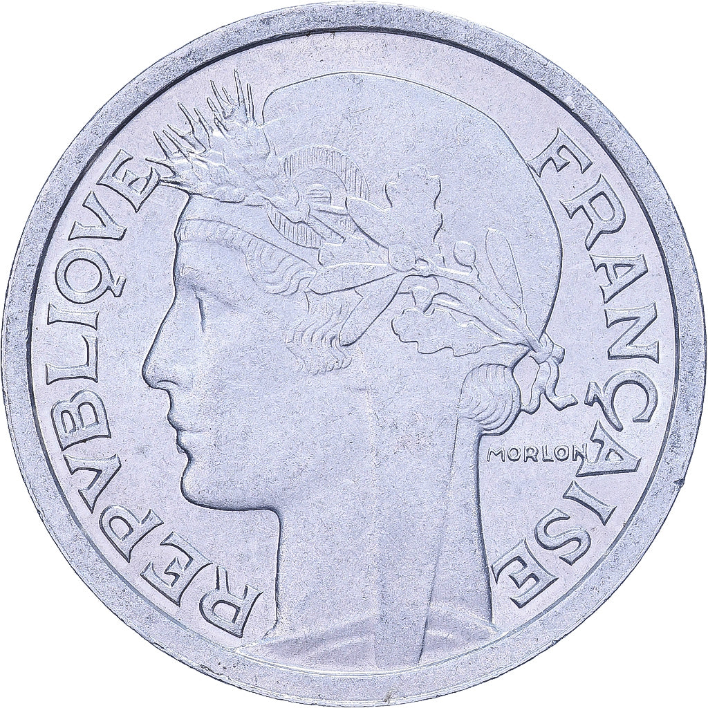 France, Franc, Morlon, 1959, Aluminum, AU(50-53), KM:885a.1