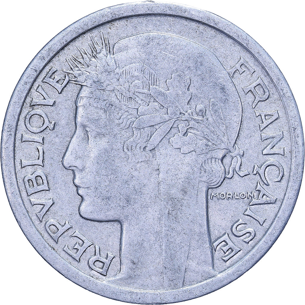 France, Franc, Morlon, 1941, Aluminum, AU(50-53), KM:885a.1