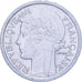 Frankreich, Franc, Morlon, 1945, Beaumont - Le Roger, Aluminium, SS+, KM:885a.2