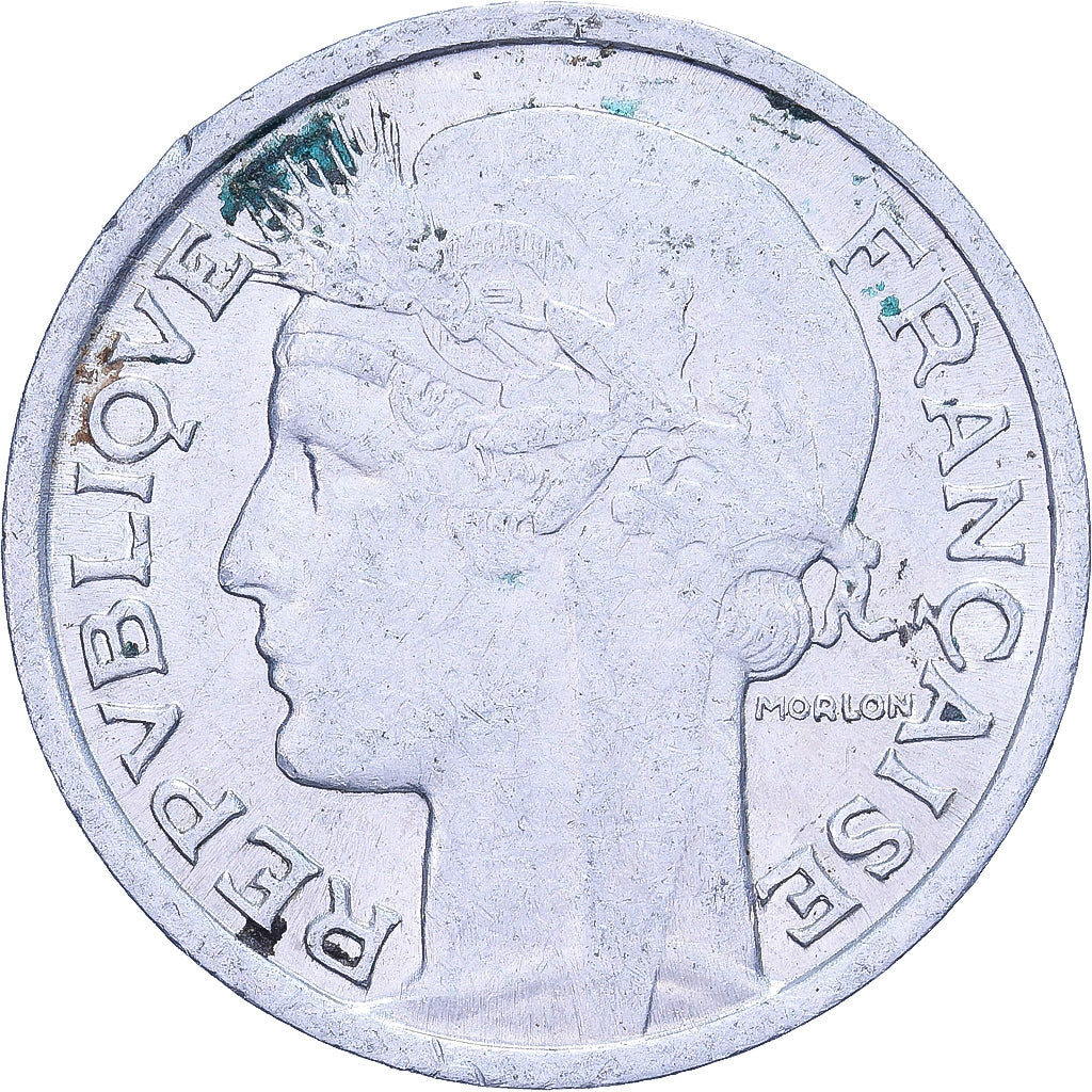 France, 50 Centimes, Morlon, 1947, Beaumont - Le Roger, Aluminium, TTB+