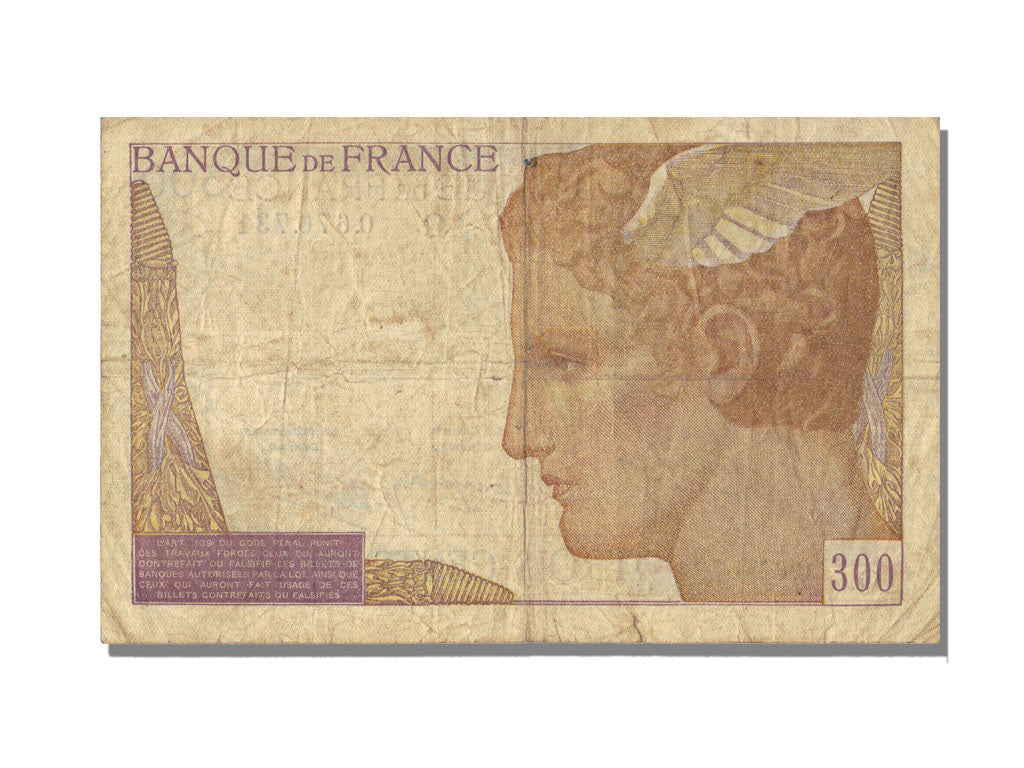 Billet, France, 300 Francs, 300 F 1938-1939, 1939-02-09, TB+, Fayette:29.3