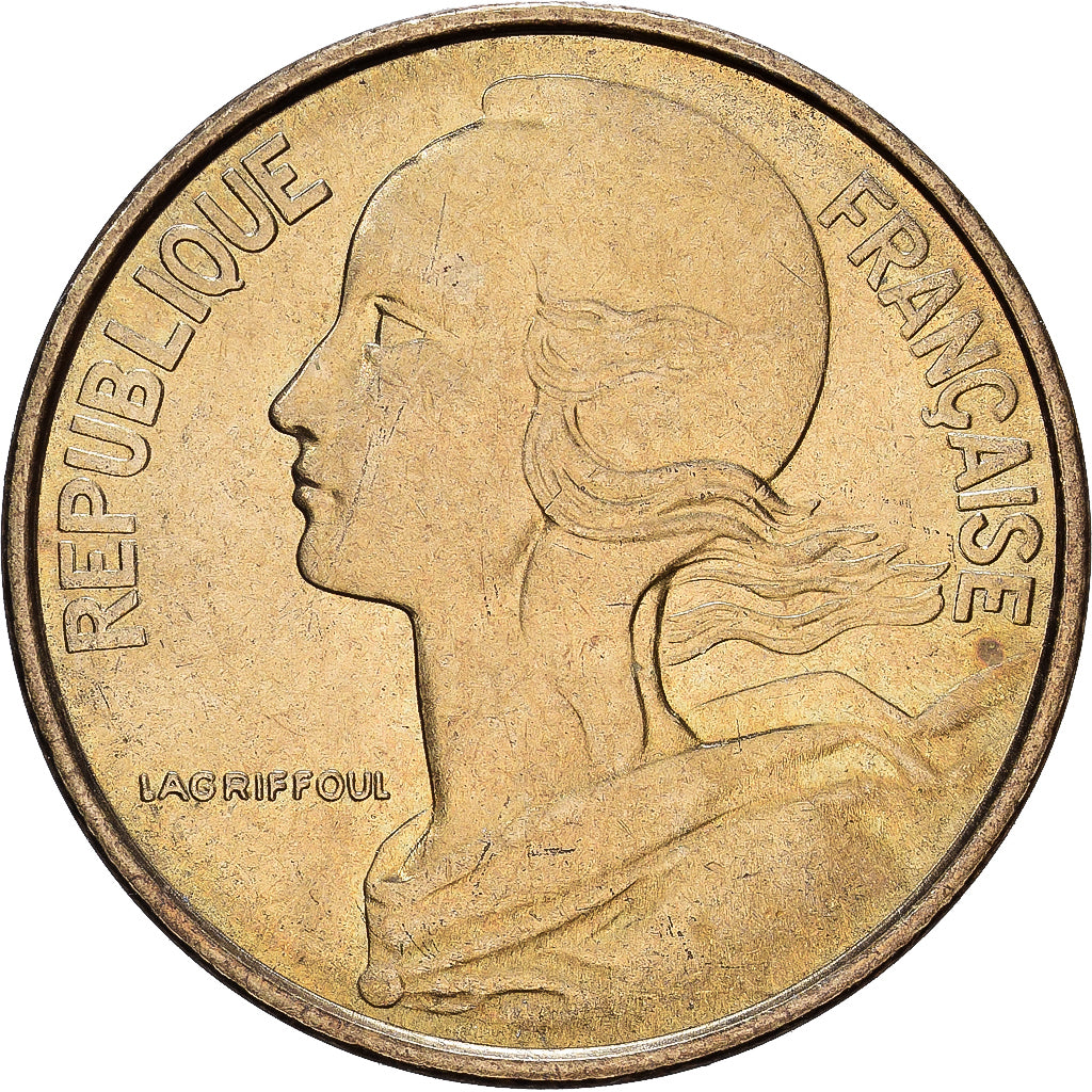 Francja, 50 Centimes, Marianne, 1962, Aluminium-Brąz, MS(60-62), KM:939.1