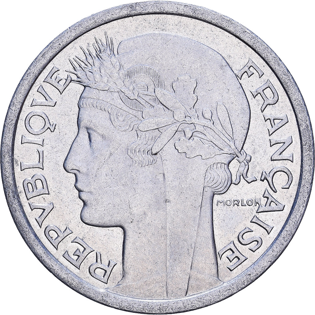 France, Franc, Morlon, 1958, Aluminum, EF(40-45), KM:885a.1