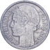 France, Franc, Morlon, 1945, Castelsarrasin, Aluminum, AU(50-53), KM:885a.3