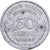 França, 50 Centimes, Morlon, 1945, Castelsarrasin, Alumínio, VF(30-35)
