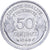 França, 50 Centimes, Morlon, 1945, Castelsarrasin, Alumínio, EF(40-45)