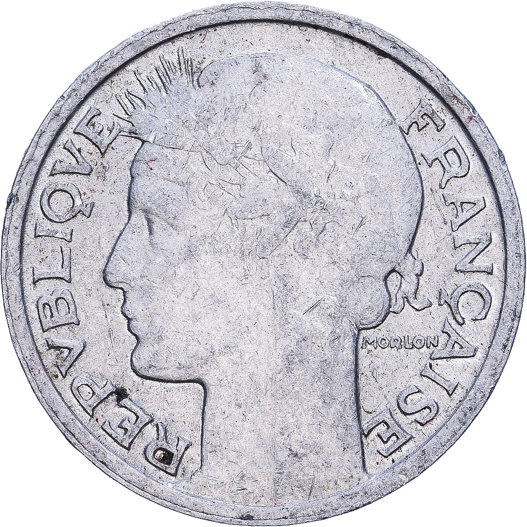 France, 50 Centimes, Morlon, 1945, Beaumont - Le Roger, Aluminium, TTB+