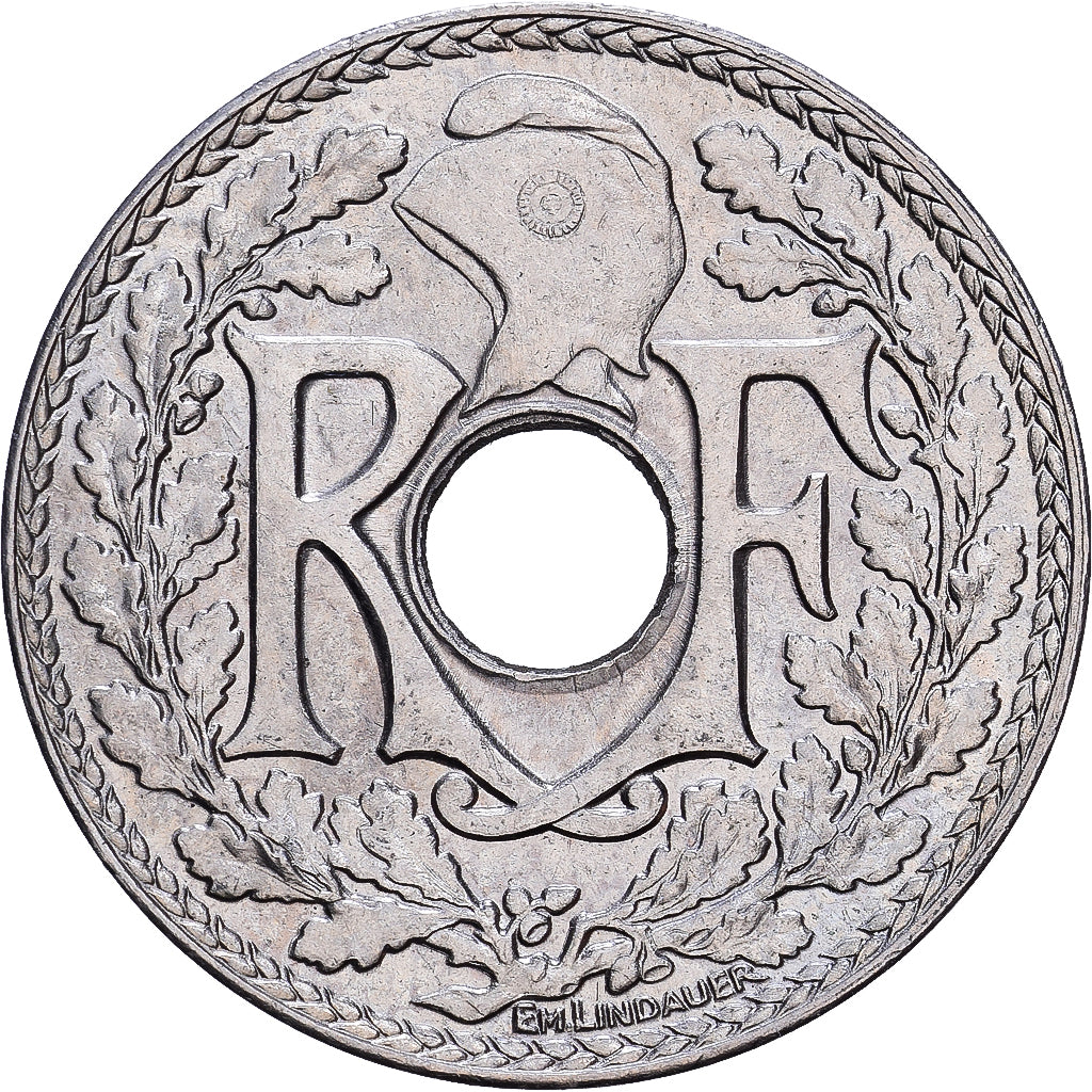 France, 10 Centimes, Lindauer, 1923, Copper-nickel, AU(55-58), KM:866a