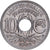 France, 10 Centimes, Lindauer, 1923, Copper-nickel, AU(55-58), KM:866a