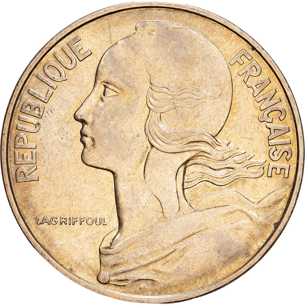 France, 50 Centimes, Marianne, 1962, Aluminum-Bronze, AU(55-58), KM:939.1