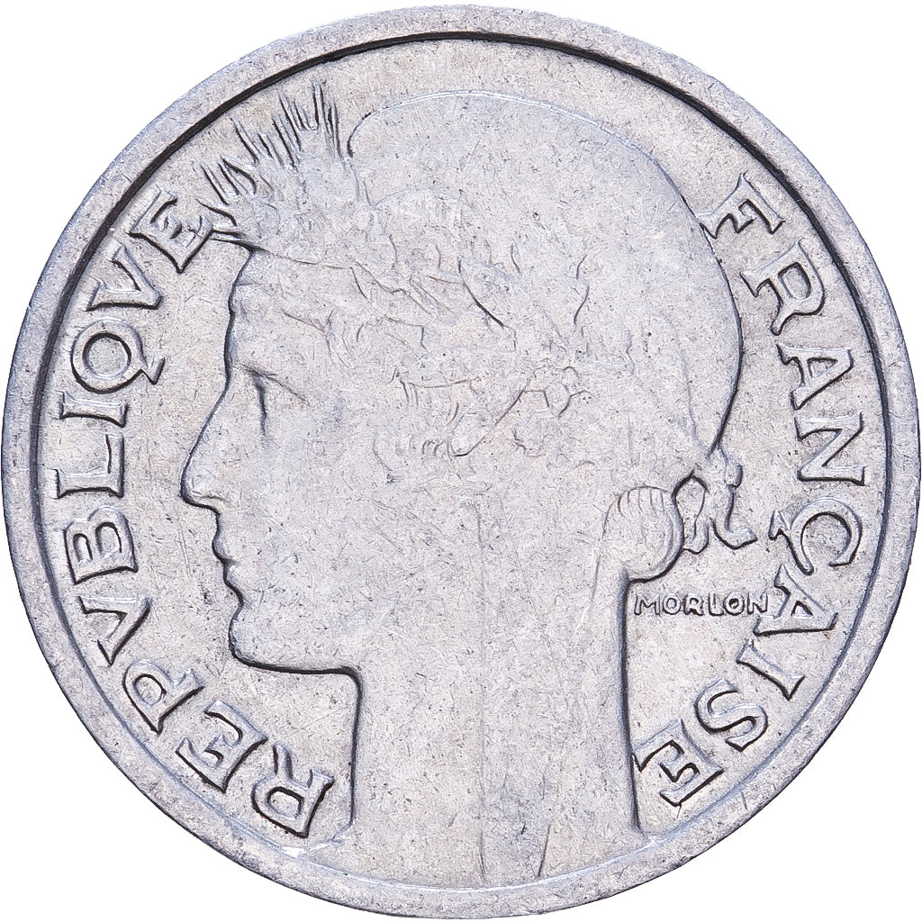 Frankreich, 50 Centimes, Morlon, 1947, Paris, Aluminium, SS+, KM:894.1a