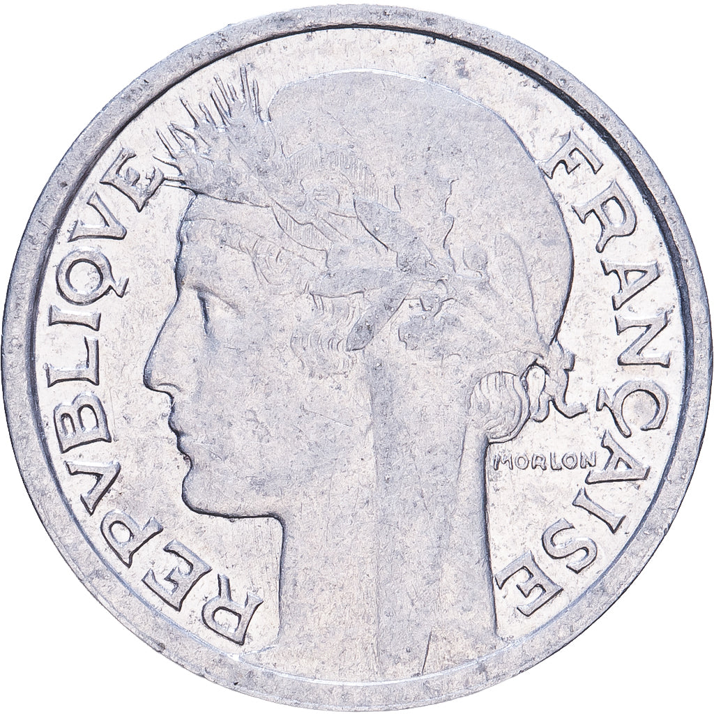 Francja, 50 Centimes, Morlon, 1941, Paris, Aluminium, AU(50-53), KM:894.1a