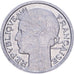 Francja, 50 Centimes, Morlon, 1946, Paris, Aluminium, AU(55-58), KM:894.1a