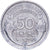 Francia, 50 Centimes, Morlon, 1947, Beaumont - Le Roger, Aluminio, MBC