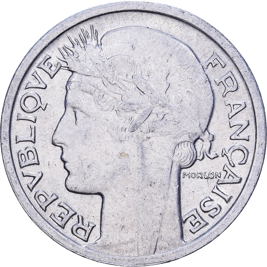 Francja, 50 Centimes, Morlon, 1941, Paris, Aluminium, AU(55-58), KM:894.1a