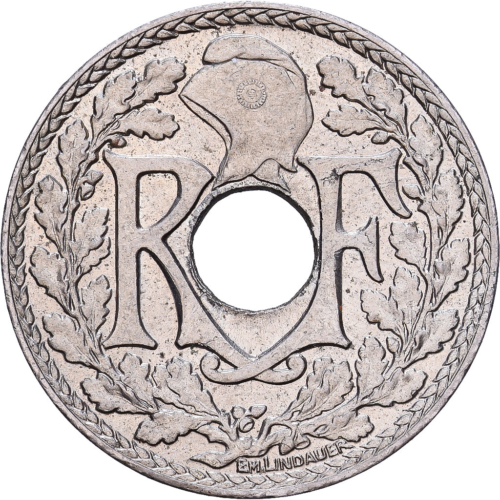 Francia, 10 Centimes, Lindauer, 1936, Cobre - níquel, MBC, KM:866a