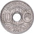 Frankrijk, 10 Centimes, Lindauer, 1917, Cupro-nikkel, ZF+, KM:866a