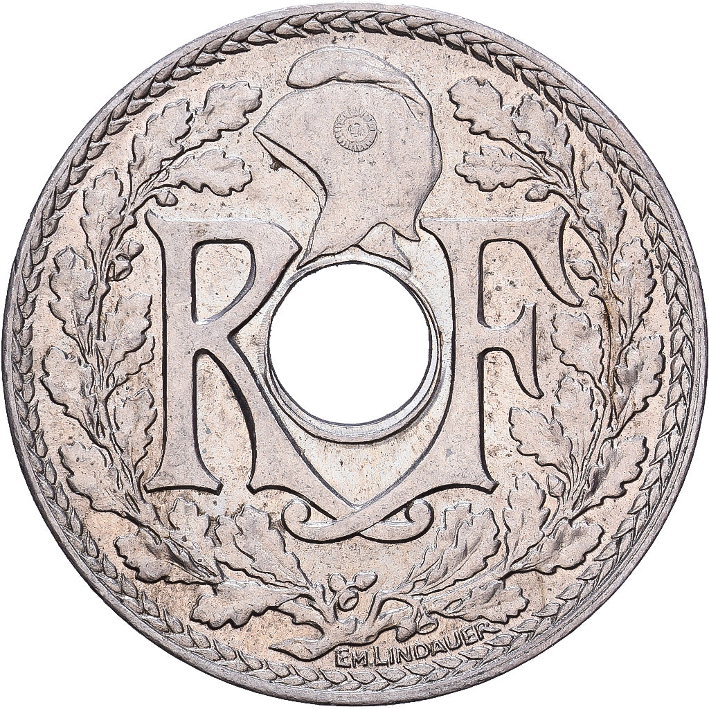 Frankreich, 10 Centimes, Lindauer, 1921, Kupfer-Nickel, SS+, KM:866a