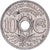 Frankreich, 10 Centimes, Lindauer, 1934, Kupfer-Nickel, SS+, KM:866a