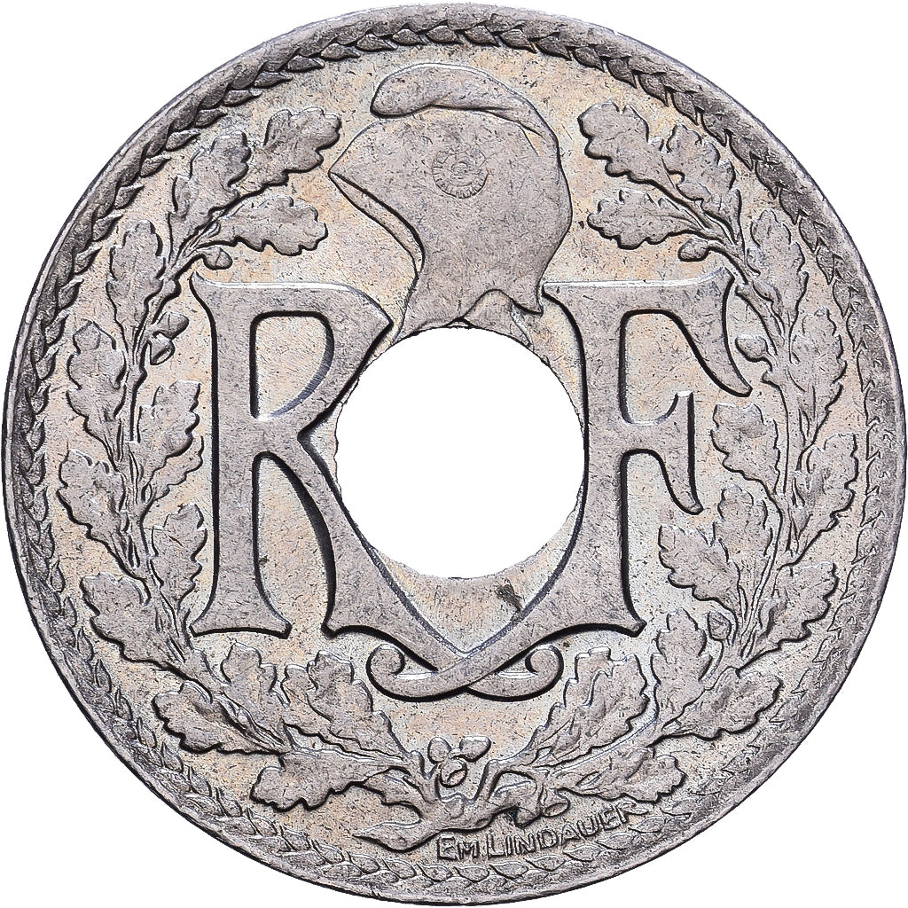 France, 10 Centimes, Lindauer, 1920, Copper-nickel, AU(55-58), KM:866a
