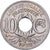 France, 10 Centimes, Lindauer, 1920, Copper-nickel, AU(55-58), KM:866a