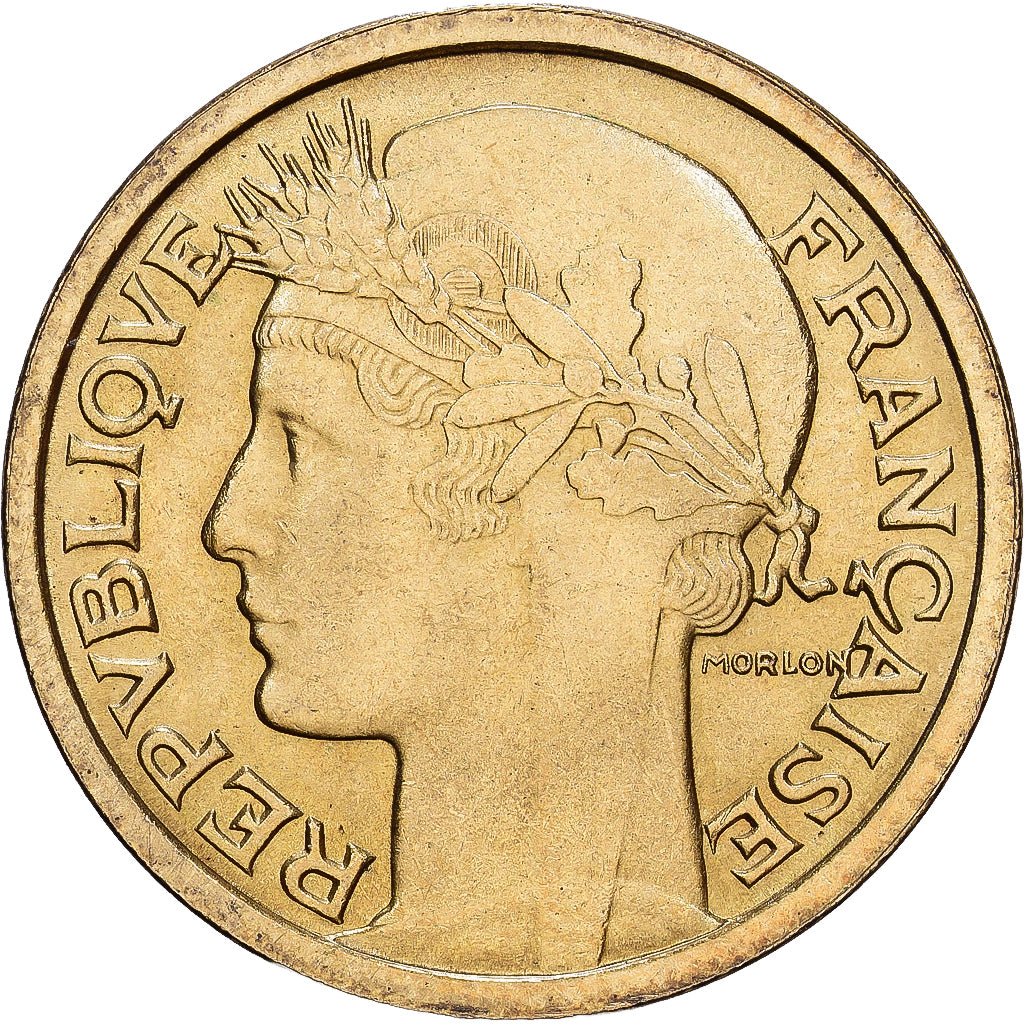 France, Franc, Morlon, 1939, Aluminum-Bronze, AU(55-58), KM:885
