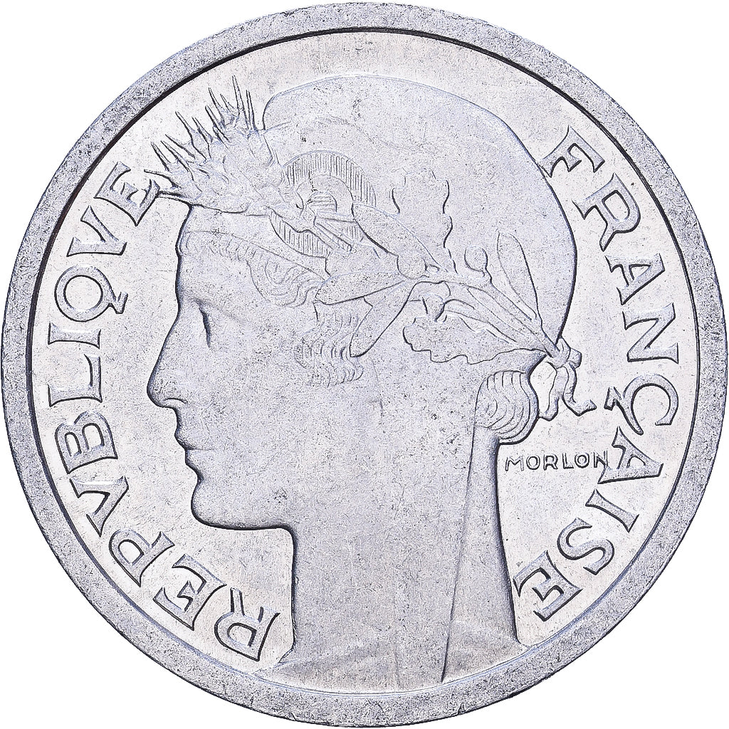 France, Franc, Morlon, 1959, Aluminum, AU(55-58), KM:885a.1