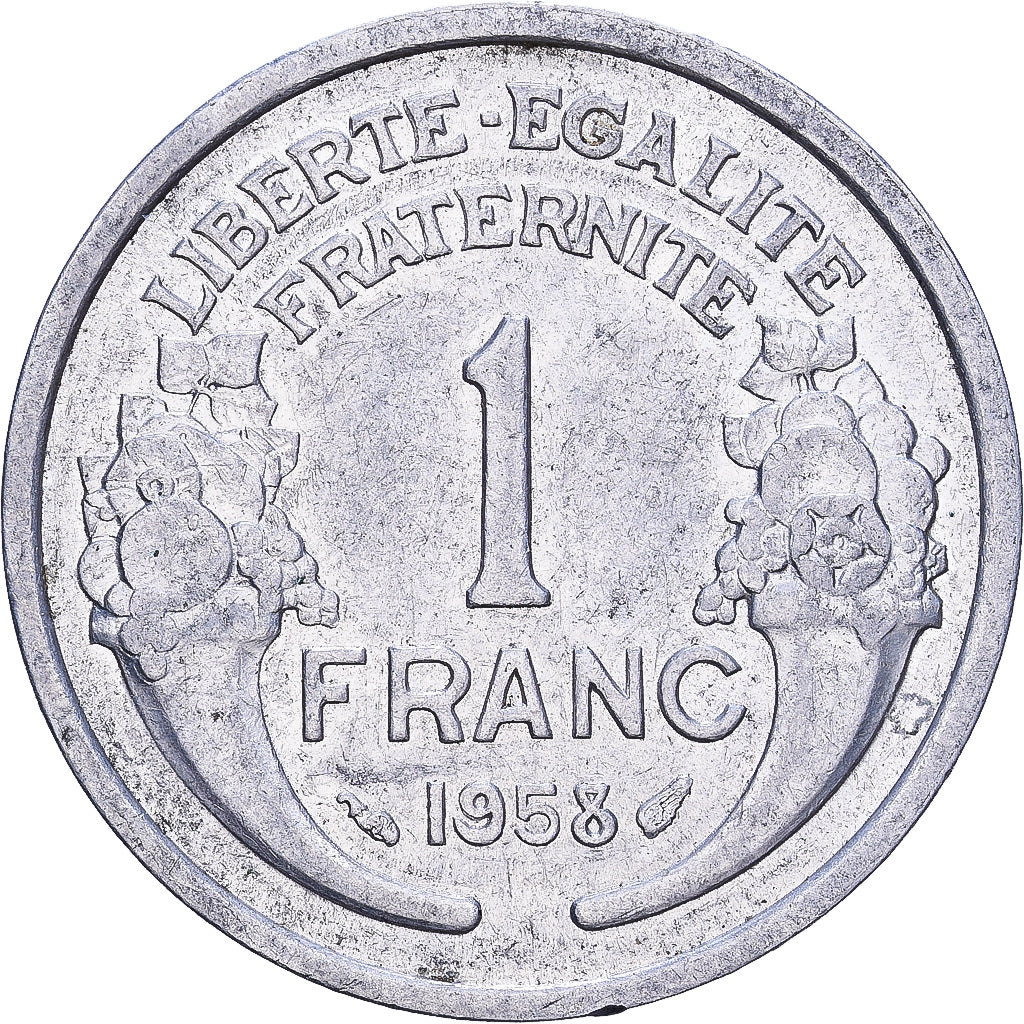 Frankreich, Franc, Morlon, 1958, Aluminium, SS, KM:885a.1