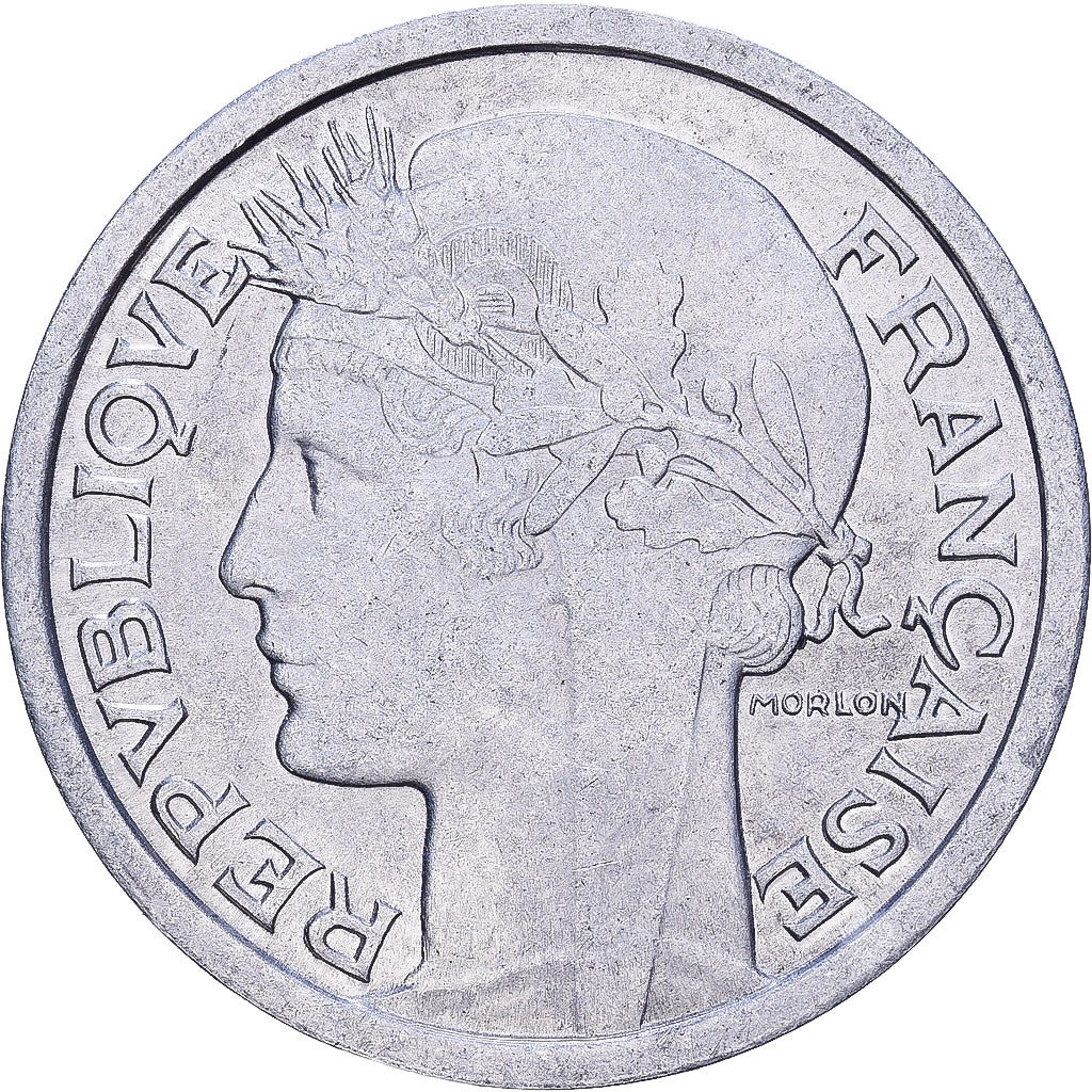 Frankreich, Franc, Morlon, 1948, Aluminium, SS, KM:885a.1