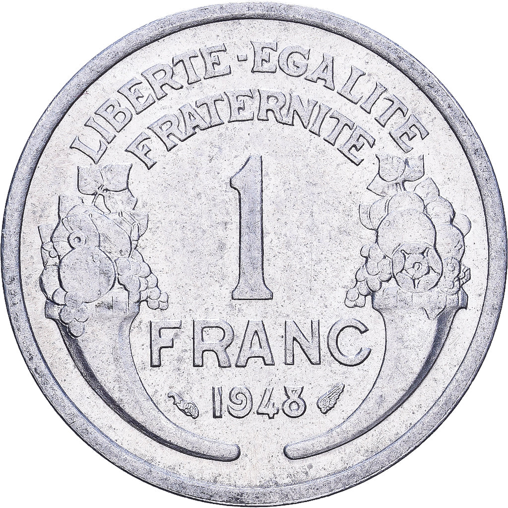 France, Franc, Morlon, 1948, Aluminium, TTB+, KM:885a.1