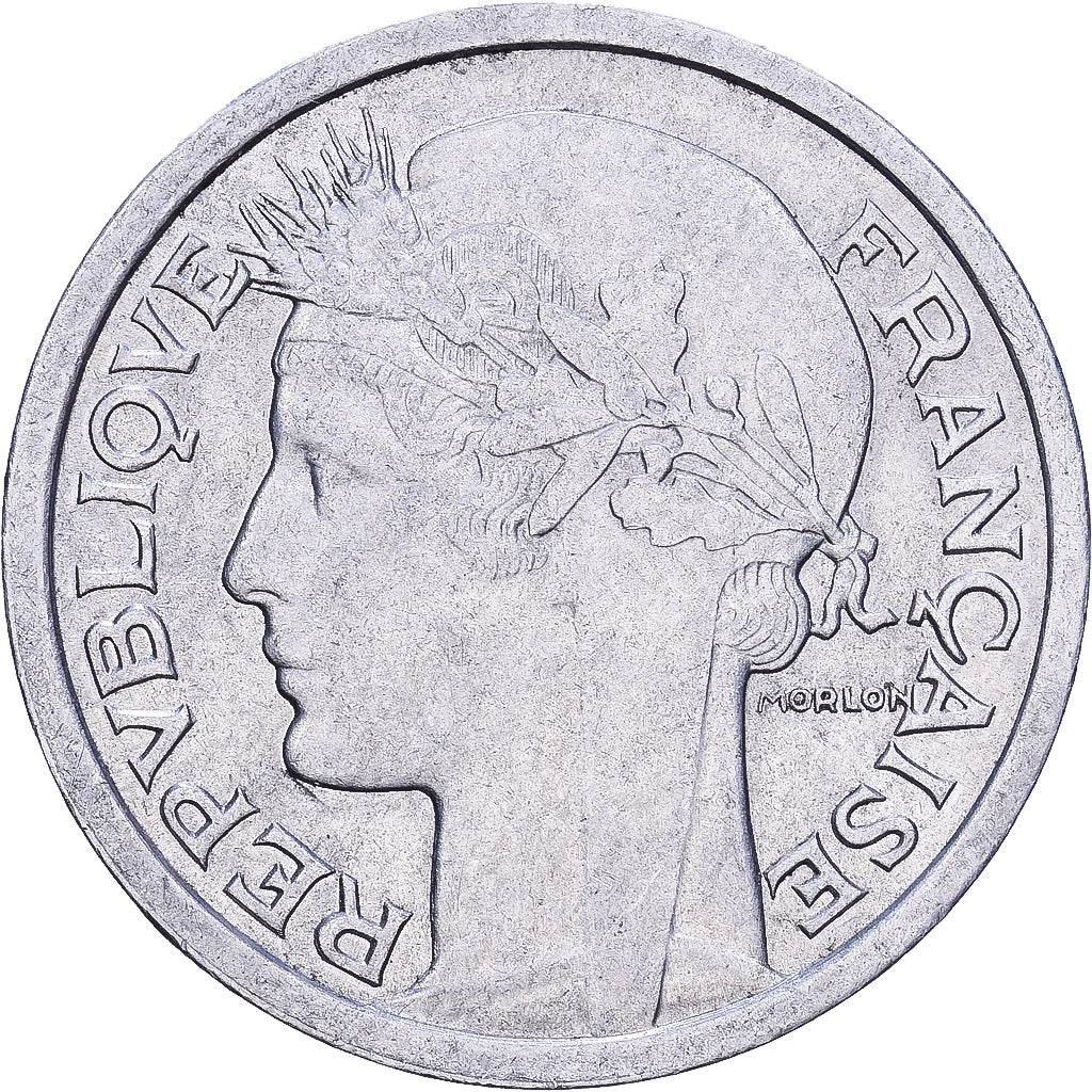 Frankreich, Franc, Morlon, 1947, Aluminium, SS, KM:885a.1