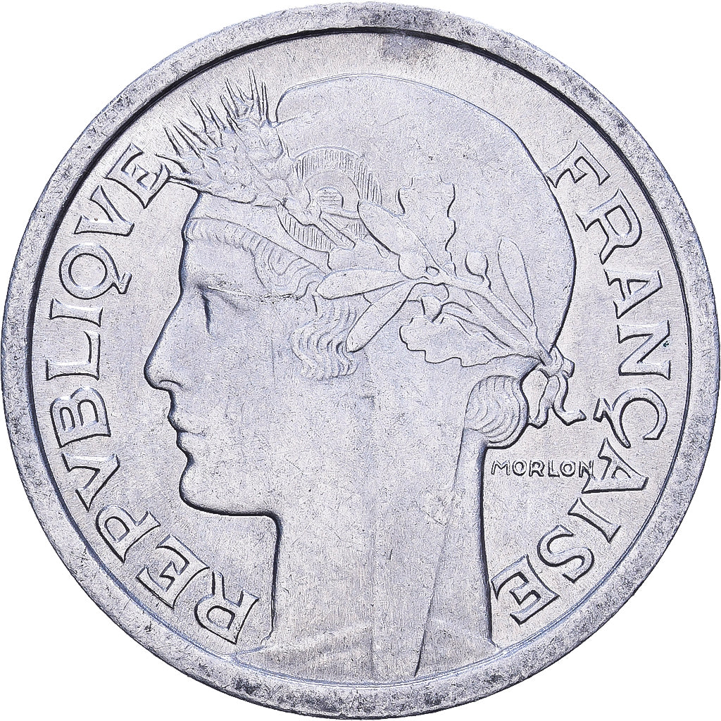 France, Franc, Morlon, 1949, Aluminum, EF(40-45), KM:885a.1