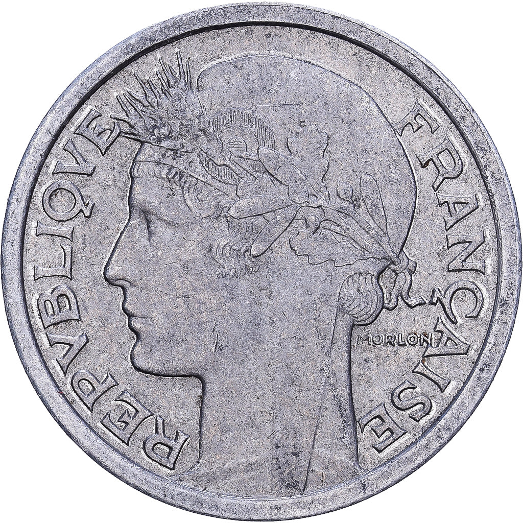 France, Franc, Morlon, 1946, Aluminium, TTB, KM:885a.1