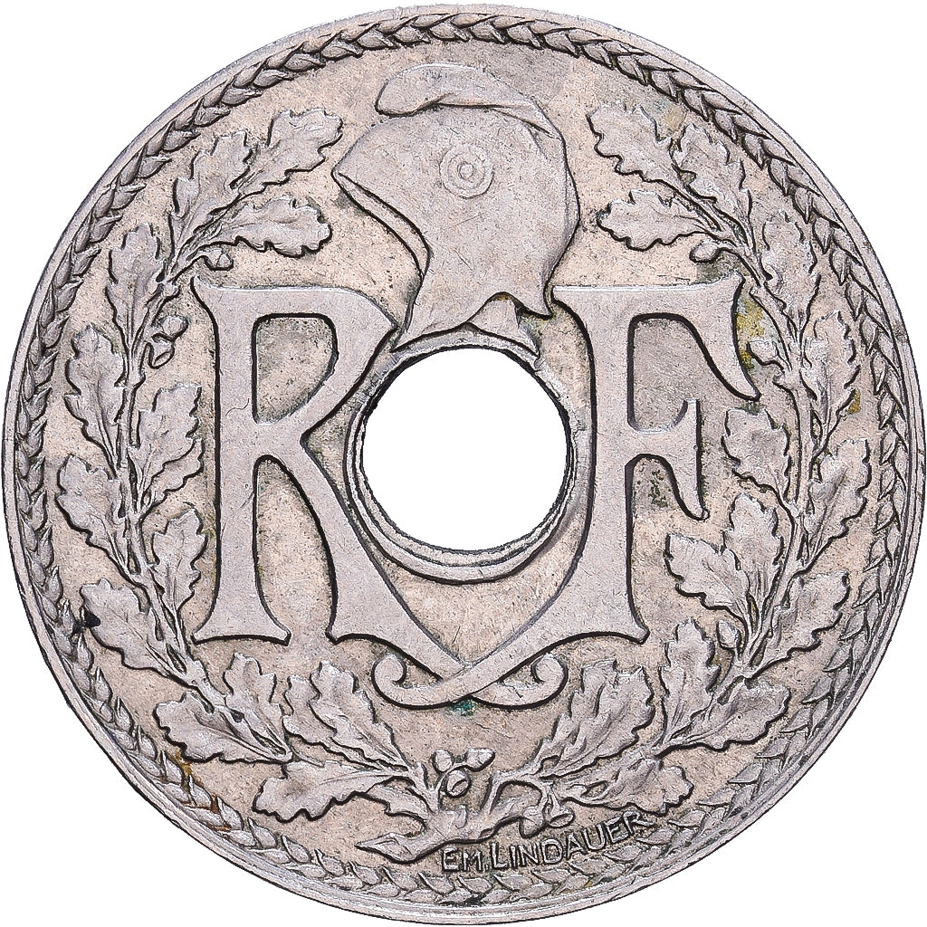 France, 25 Centimes, Lindauer, 1936, Copper-nickel, EF(40-45), KM:867a