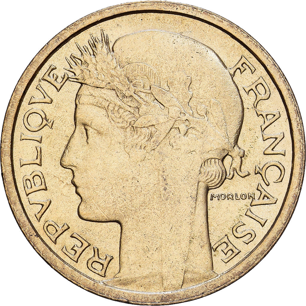 France, 50 Centimes, Morlon, 1939, Aluminum-Bronze, AU(55-58), KM:894.1