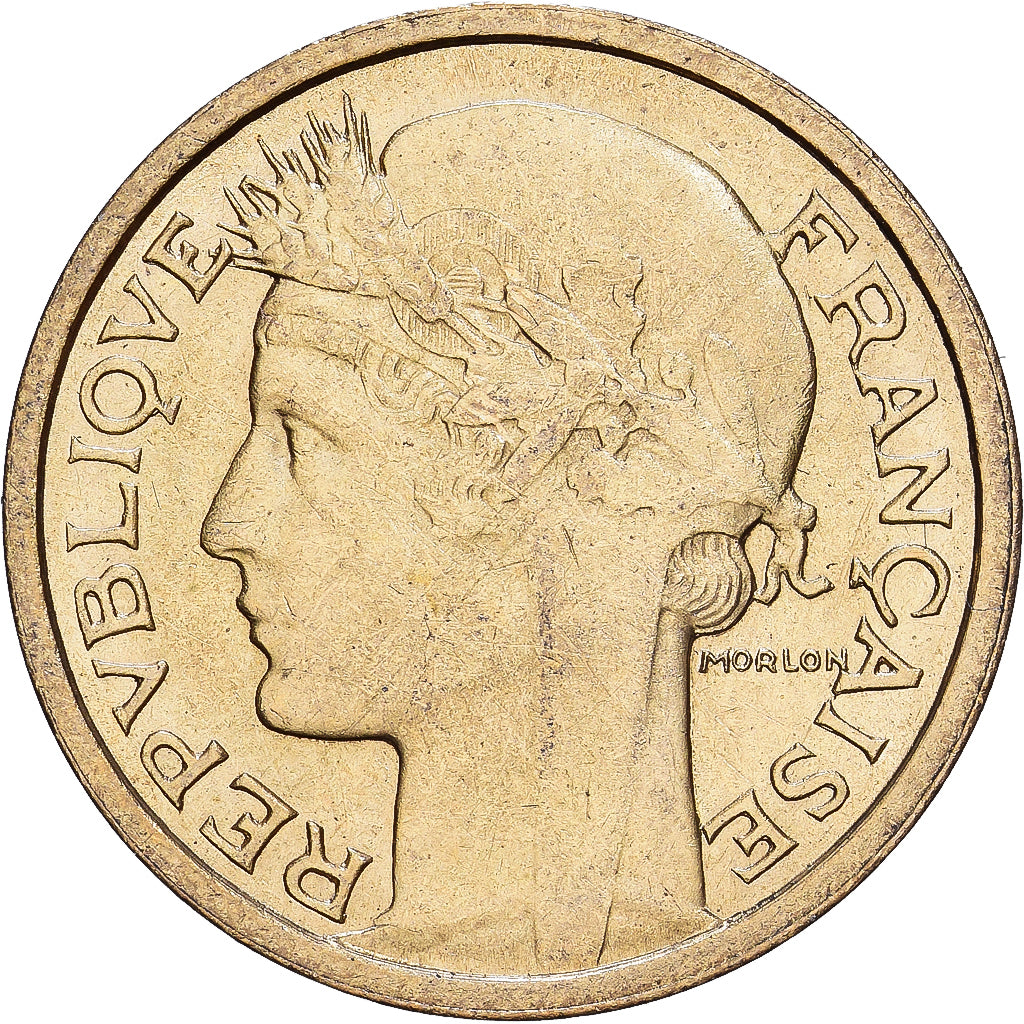 France, 50 Centimes, Morlon, 1939, Aluminum-Bronze, AU(50-53), KM:894.1