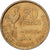 França, 20 Francs, Guiraud, 1950, Paris, Alumínio-Bronze, AU(50-53), KM:917.1