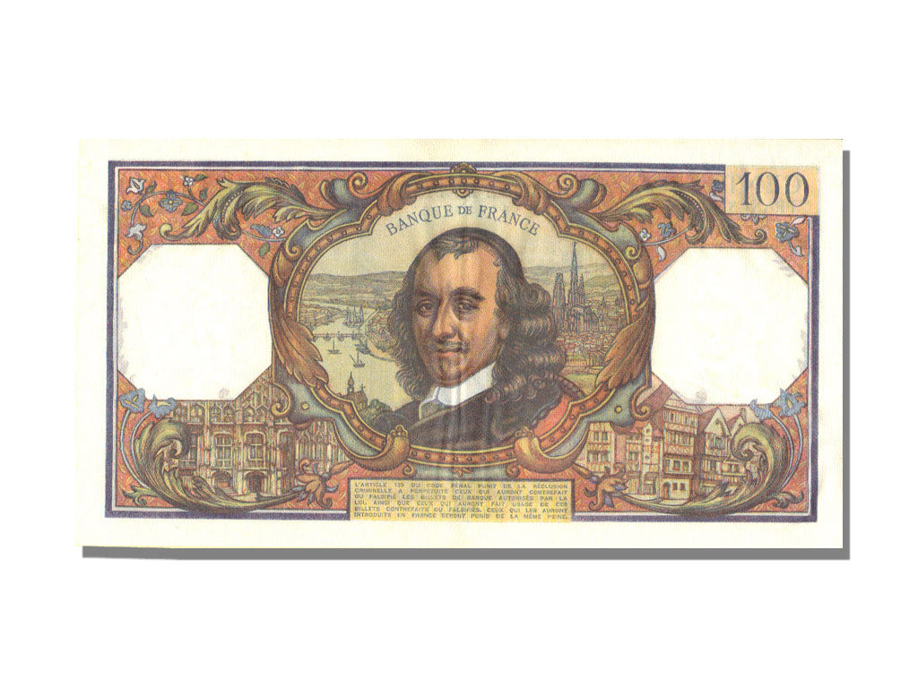 Biljet, Frankrijk, 100 Francs, 100 F 1964-1979 ''Corneille'', 1974, 1974-02-07