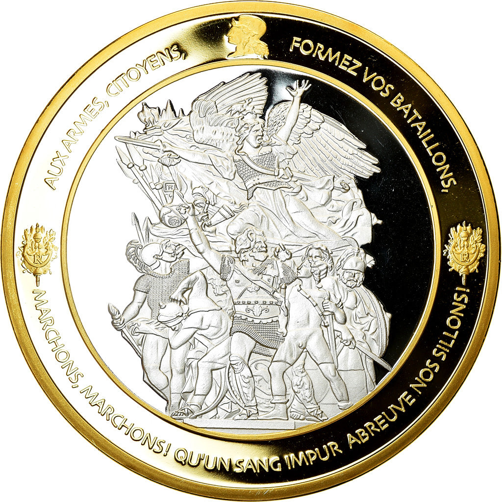 Francja, Medal, Les piliers de la République, Marianne, Polityka