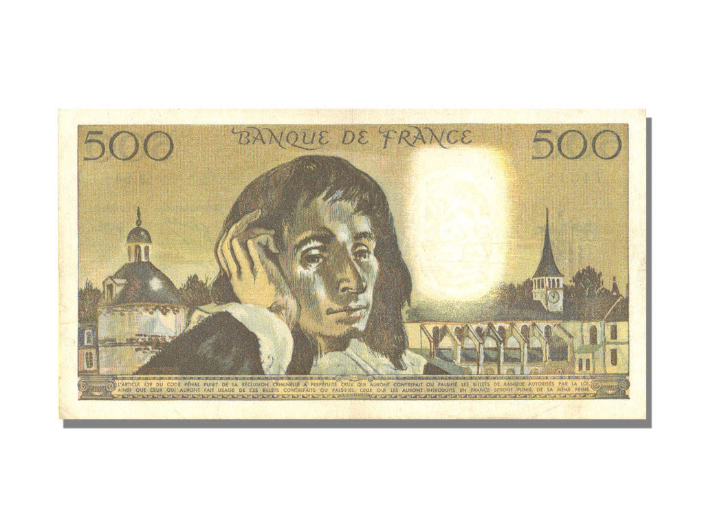 Banknote, France, 500 Francs, 500 F 1968-1993 ''Pascal'', 1978, 1978-10-05
