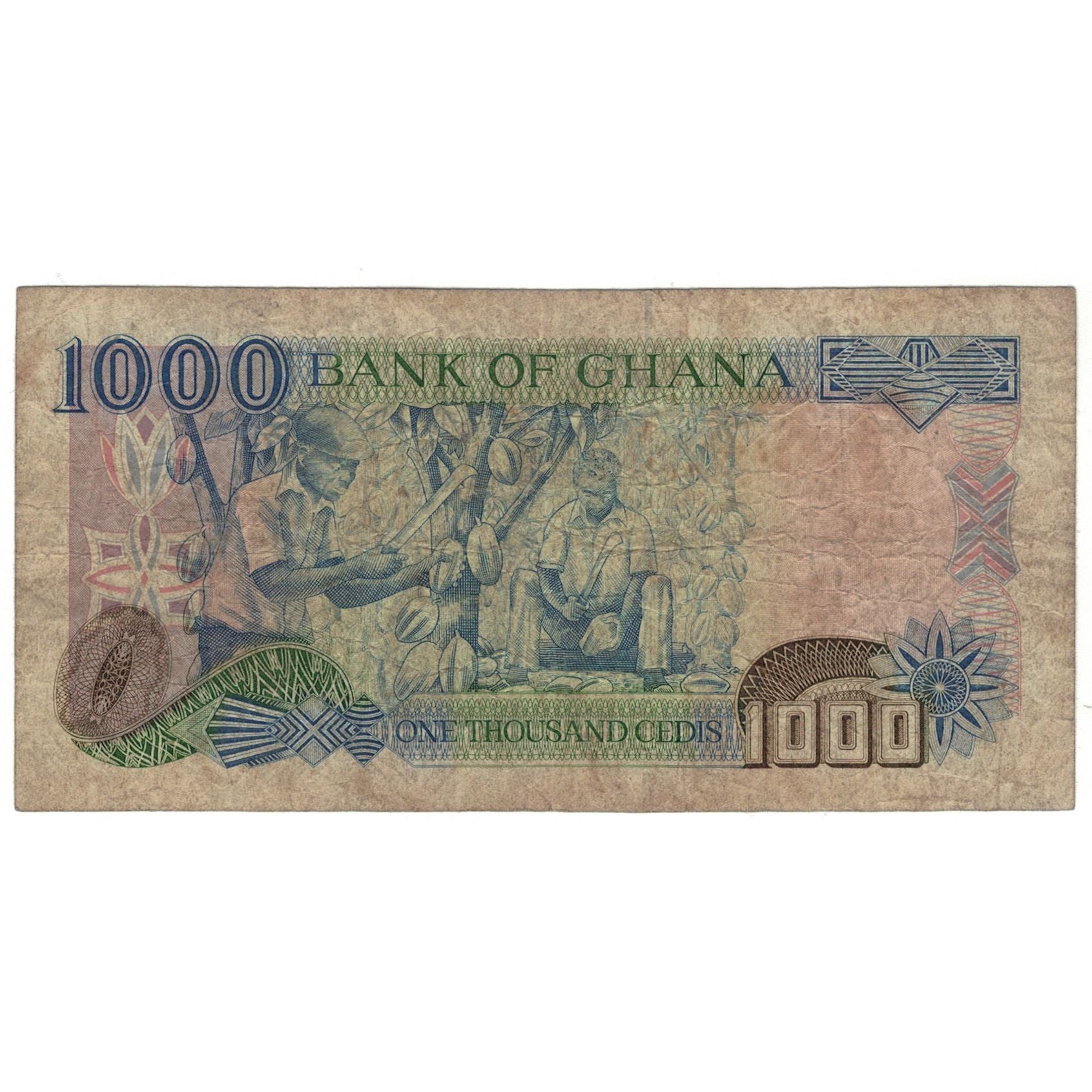 Billete, 1000 Cedis, 1997, Ghana, 1997-11-01, KM:32b, BC