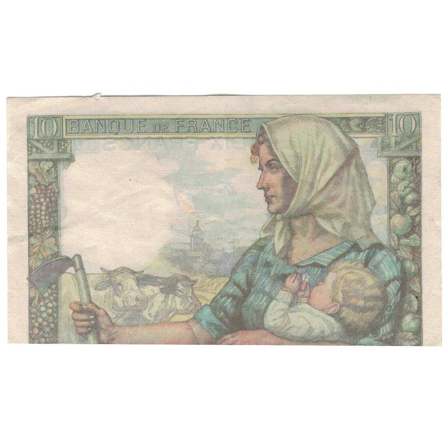 Frankrijk, 10 Francs, Mineur, 1943, Y.46, SUP, Fayette:08.08, KM:99e