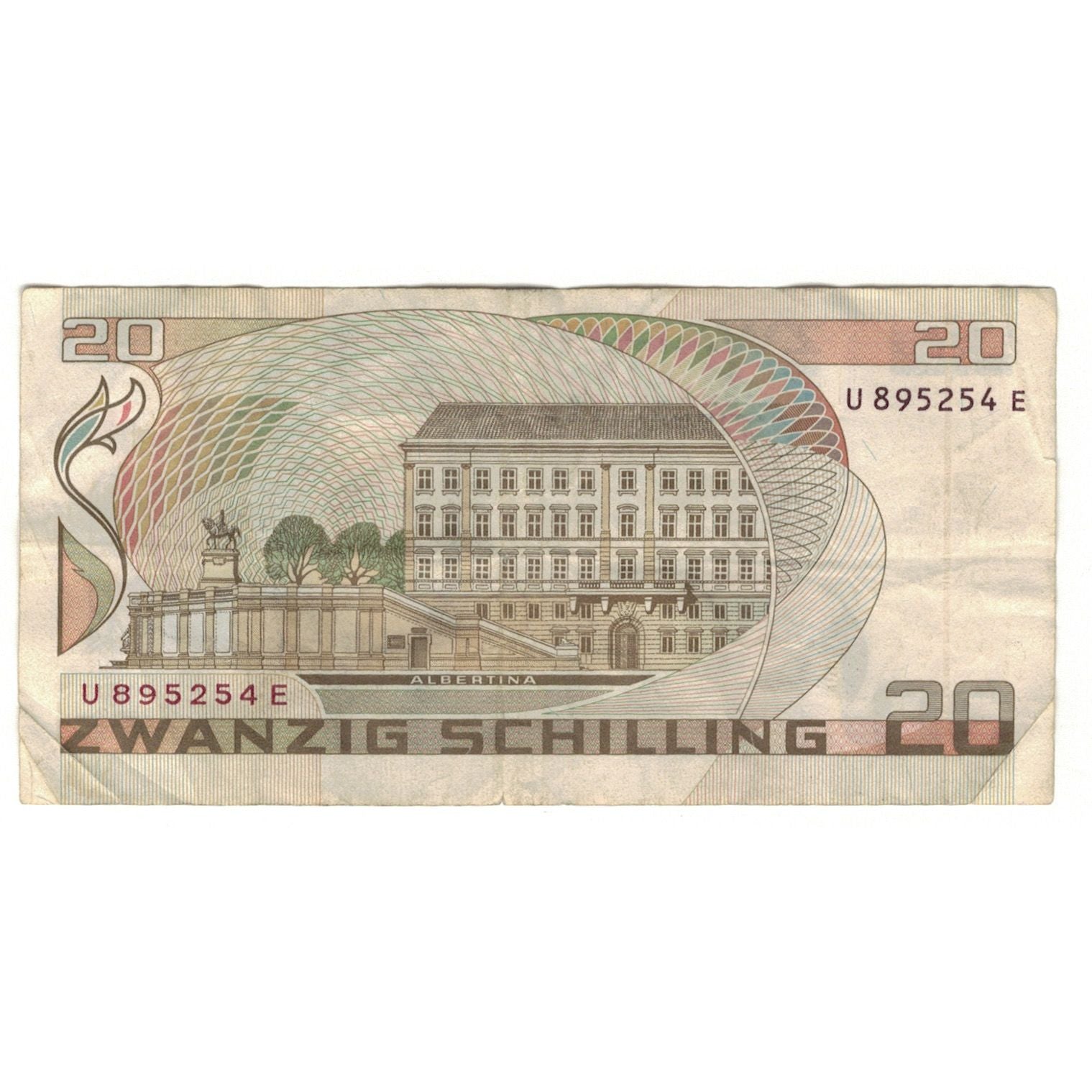 Banknote, Austria, 20 Schilling, 1986, 1986-10-01, KM:148, EF(40-45)