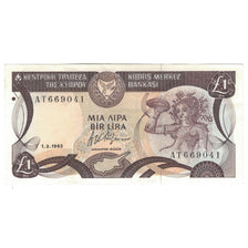 Banknote, Cyprus, 1 Pound, 1987-1992, 1993-03-01, KM:53c, AU(55-58)