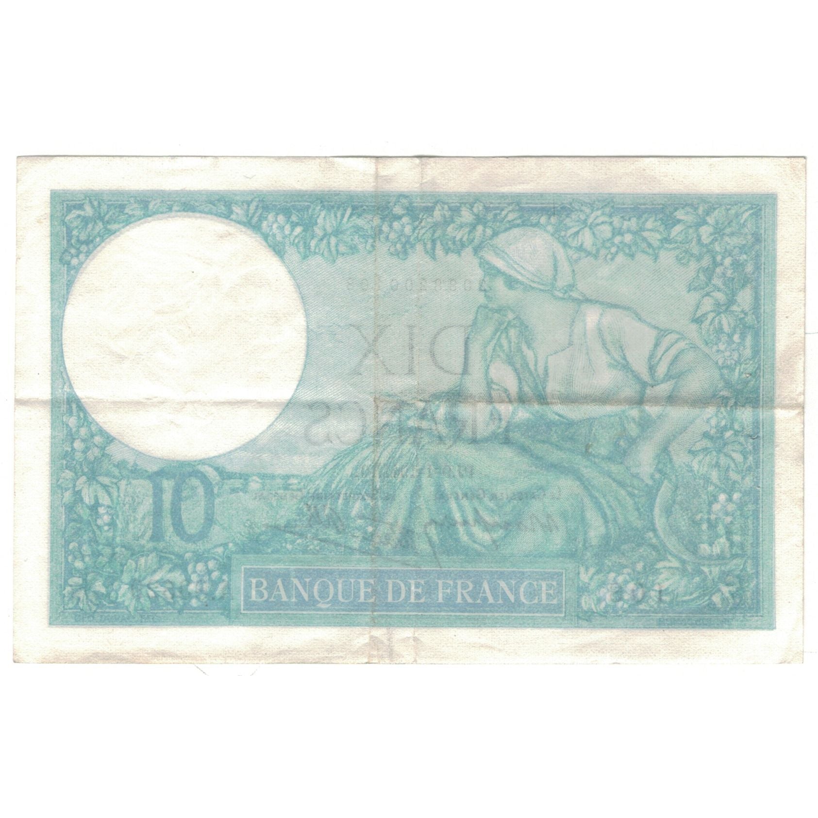 Francia, 10 Francs, Minerve, 1941, A.83529, MBC+, Fayette:7.27, KM:84