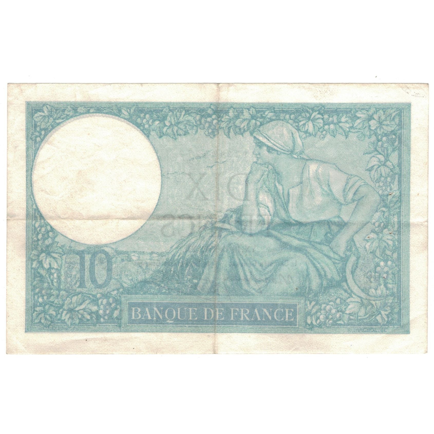 Francia, 10 Francs, Minerve, 1941, U.84886, MBC, Fayette:7.29, KM:84